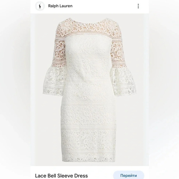 Lauren Ralph Lauren gorgeous lace dress size 2P NWT - Picture 2 of 9